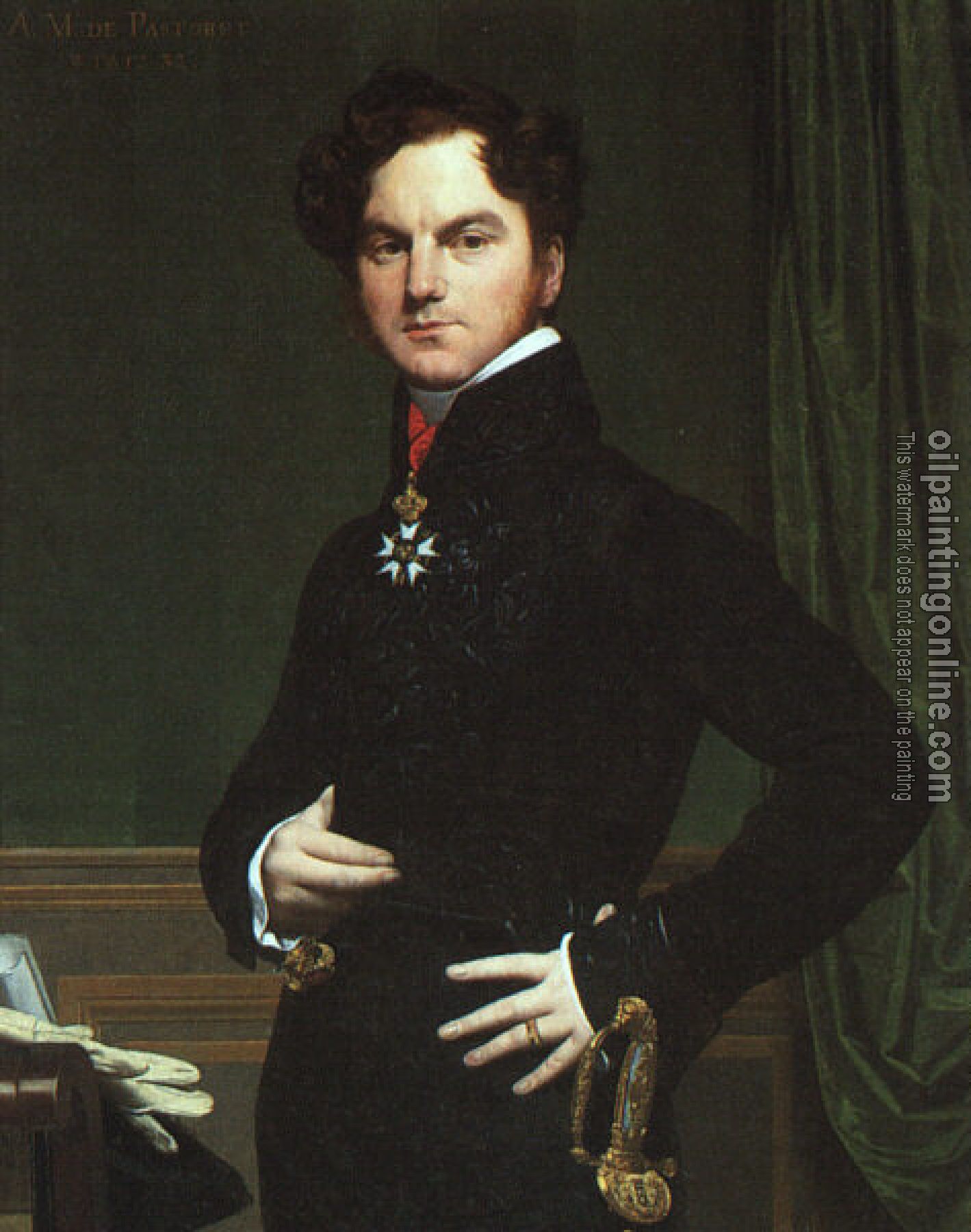 Ingres, Jean Auguste Dominique - Amedee-David, Comte de Pastoret